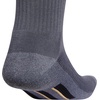 adidas Men’s Cushioned X Socks 3 Pairs | 3-Pack, Targeted Cushioning, Arch Support, Breathable Moisture-Wicking, Reinforced Heel & Toe, All-Day Comfort(Onix Grey/Clear Onix Grey/Acid Orange/Mid-crew/3)