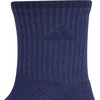 adidas Men’s Cushioned X Socks 3 Pairs | 3-Pack, Targeted Cushioning, Arch Support, Breathable Moisture-Wicking, Reinforced Heel & Toe, All-Day Comfort(Tech Indigo Blue/Dark Blue/Mid-crew/3/Crew)