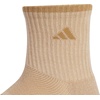adidas Men’s Cushioned X Socks 3 Pairs | 3-Pack, Targeted Cushioning, Arch Support, Breathable Moisture-Wicking, Reinforced Heel & Toe, All-Day Comfort(Warm Sandstone Beige Raw Desert/Mid-crew/3/Crew)