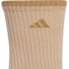 adidas Men’s Cushioned X Socks 3 Pairs | 3-Pack, Targeted Cushioning, Arch Support, Breathable Moisture-Wicking, Reinforced Heel & Toe, All-Day Comfort(Warm Sandstone Beige Raw Desert/Crew/3)