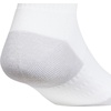 adidas Men’s Cushioned X Socks 3 Pairs | 3-Pack, Targeted Cushioning, Arch Support, Breathable Moisture-Wicking, Reinforced Heel & Toe, All-Day Comfort(White/Clear Onix Grey/Quarter/3)