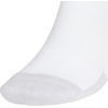 adidas Men’s Cushioned X Socks 3 Pairs | 3-Pack, Targeted Cushioning, Arch Support, Breathable Moisture-Wicking, Reinforced Heel & Toe, All-Day Comfort(White/Clear Onix Grey/Mid-crew/3/Crew)