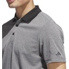 adidas Men’s Performance Heathered Polo Shirt(Black)