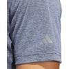 adidas Men’s Performance Heathered Polo Shirt(Blue)