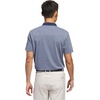 adidas Men’s Performance Heathered Polo Shirt(Blue)