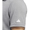 adidas Men’s Performance Heathered Polo Shirt(Grey Three)