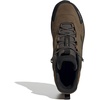 adidas Mens Terrex Anylander Leather Mid Climaproof Hiking Sneakers Shoes – Black(Brown Oxide/Shadow Olive/Black)