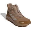 adidas Mens Terrex Anylander Leather Mid Climaproof Hiking Sneakers Shoes – Black(Cardboard/Wonder Alumina/Bronze Strata)