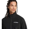 adidas Men’s Terrex Multi Essentials Half-zip Fleece Hiking Jacket(Black)