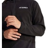 adidas Men’s Terrex Multi Essentials Half-zip Fleece Hiking Jacket(Black)