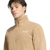 adidas Men’s Terrex Multi Essentials Half-zip Fleece Hiking Jacket(Cardboard)