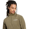 adidas Men’s Terrex Multi Essentials Half-zip Fleece Hiking Jacket(Olive Strata)