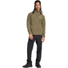 adidas Men’s Terrex Multi Essentials Half-zip Fleece Hiking Jacket(Olive Strata)