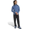 adidas Men’s Terrex Multi Essentials Half-zip Fleece Hiking Jacket(Wonder Steel)