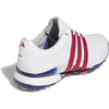 adidas Men’s Tour360 24 Golf Shoes(Footwear White/Better Scarlet/Royal Blue)