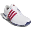 adidas Men’s Tour360 24 Golf Shoes(Footwear White/Better Scarlet/Royal Blue)