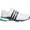 adidas Men’s Tour360 24 Golf Shoes(Footwear White/Core Black/Aurora Ivy)