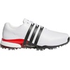 adidas Men’s Tour360 24 Golf Shoes(Footwear White/Core Black/Lucid Red)