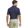 adidas Men’s Ultimate365+ Climacool Butterspun Mighty Blossom Print Polo Shirt(Collegiate Navy)