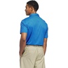 adidas Men’s Ultimate365 Feather Print Polo Shirt(Dusky Petrol  Lucid Ray Blue)