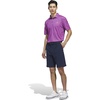 adidas Men’s Ultimate365 Feather Print Polo Shirt(Lucid Pink  Dusky Petrol)