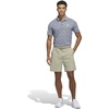 adidas Men’s Ultimate365 Feather Print Polo Shirt(White  Collegiate Navy)