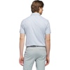 adidas Men’s Ultimate365 Feather Print Polo Shirt(White  Wonder Sage)