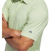 adidas Men’s Ultimate365+ Go-to Print Polo Shirt(Frozen Lemon  Collegiate Navy)