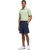 adidas Men’s Ultimate365+ Go-to Print Polo Shirt(Frozen Lemon  Collegiate Navy)