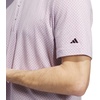 adidas Men’s Ultimate365+ Go-to Print Polo Shirt(Frozen Purple  Maroon)