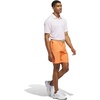 adidas Men’s Ultimate365 Mesh Tango Print Climacool Polo Shirt(White  Dusky Orange)