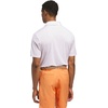 adidas Men’s Ultimate365 Mesh Tango Print Climacool Polo Shirt(White  Dusky Orange)