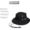adidas Men’s Victory Bucket Hat Boonie | Wide Shade Brim, Moisture-Wicking Sweatband, Lightweight, Breathable, All-Day Sun Comfort(Black/4)