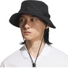 adidas Men’s Victory Bucket Hat Boonie | Wide Shade Brim, Moisture-Wicking Sweatband, Lightweight, Breathable, All-Day Sun Comfort(Black/5)