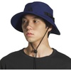 adidas Men’s Victory Bucket Hat Boonie | Wide Shade Brim, Moisture-Wicking Sweatband, Lightweight, Breathable, All-Day Sun Comfort(Dark Blue/Black/5)