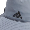 adidas Men’s Victory Bucket Hat Boonie | Wide Shade Brim, Moisture-Wicking Sweatband, Lightweight, Breathable, All-Day Sun Comfort(Grey/Black/4)