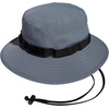 adidas Men’s Victory Bucket Hat Boonie | Wide Shade Brim, Moisture-Wicking Sweatband, Lightweight, Breathable, All-Day Sun Comfort(Grey/Black/4)