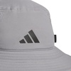 adidas Men’s Victory Bucket Hat Boonie | Wide Shade Brim, Moisture-Wicking Sweatband, Lightweight, Breathable, All-Day Sun Comfort(Grey/Black/5)