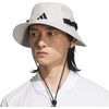 adidas Men’s Victory Bucket Hat Boonie | Wide Shade Brim, Moisture-Wicking Sweatband, Lightweight, Breathable, All-Day Sun Comfort(Wonder Alumina Grey/Black/5)
