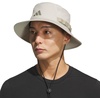 adidas Men’s Victory Bucket Hat Boonie | Wide Shade Brim, Moisture-Wicking Sweatband, Lightweight, Breathable, All-Day Sun Comfort(Wonder Cargo Khaki/Clay Grey/5)