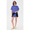 adidas Women’s Beyond Side-snap Twistweave Skort(Dual Indigo)