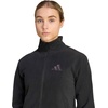 adidas Women’s Terrex Multi Essentials Full-zip Fleece Hiking Jacket(Black)