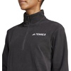adidas Women’s Terrex Multi Essentials Half-zip Fleece Hiking Jacket(Black)