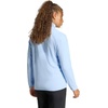 adidas Women’s Terrex Multi Essentials Half-zip Fleece Hiking Jacket(Glow Blue)