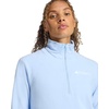 adidas Women’s Terrex Multi Essentials Half-zip Fleece Hiking Jacket(Glow Blue)