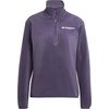 adidas Women’s Terrex Multi Essentials Half-zip Fleece Hiking Jacket(Shadow Navy)
