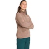 adidas Women’s Terrex Multi Essentials Half-zip Fleece Hiking Jacket(Trace Brown)