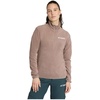 adidas Women’s Terrex Multi Essentials Half-zip Fleece Hiking Jacket(Trace Brown)