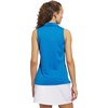 adidas Women’s Ultimate365 Jacquard Sleeveless Polo(Lucid Ray Blue)