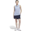 adidas Women’s Ultimate365 Printed Ottoman Sleeveless Polo(Crystal Sky)